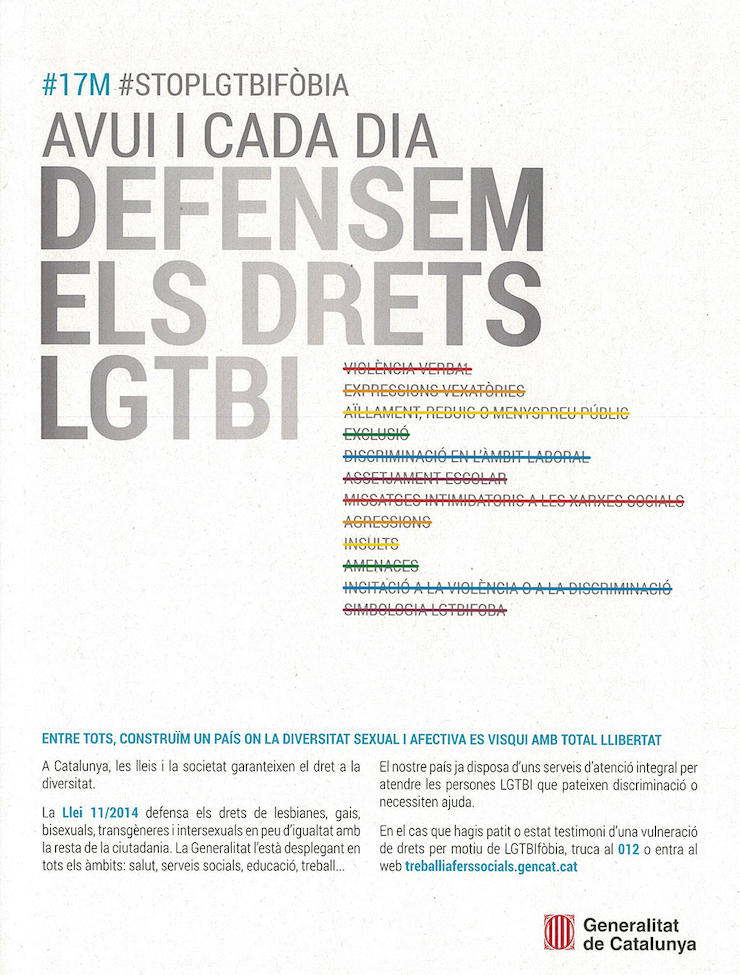 Dia Internacional contra l'Homofbia