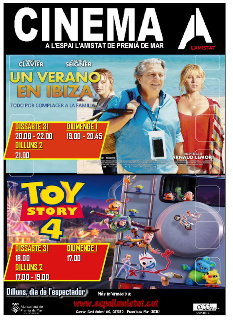 Un verano en Ibiza i Toy story 4