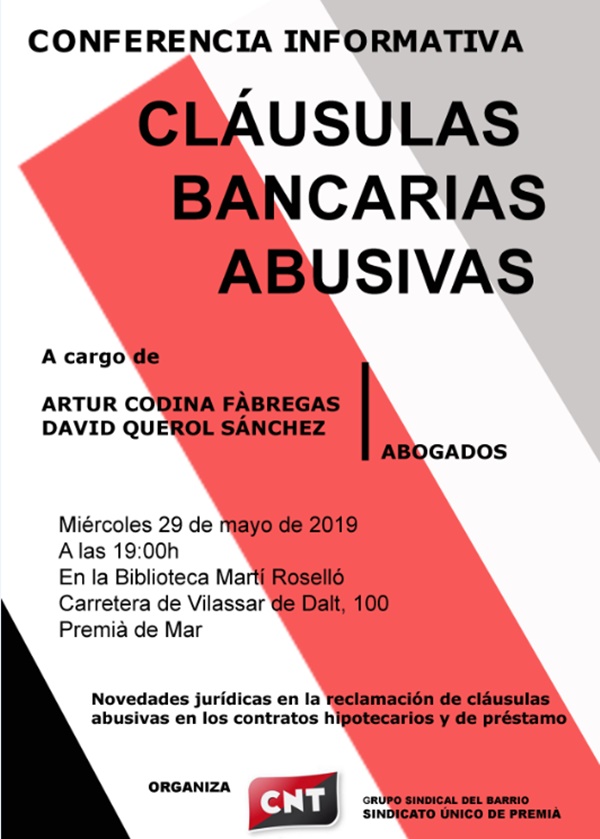 Clusules Bancries Abusives