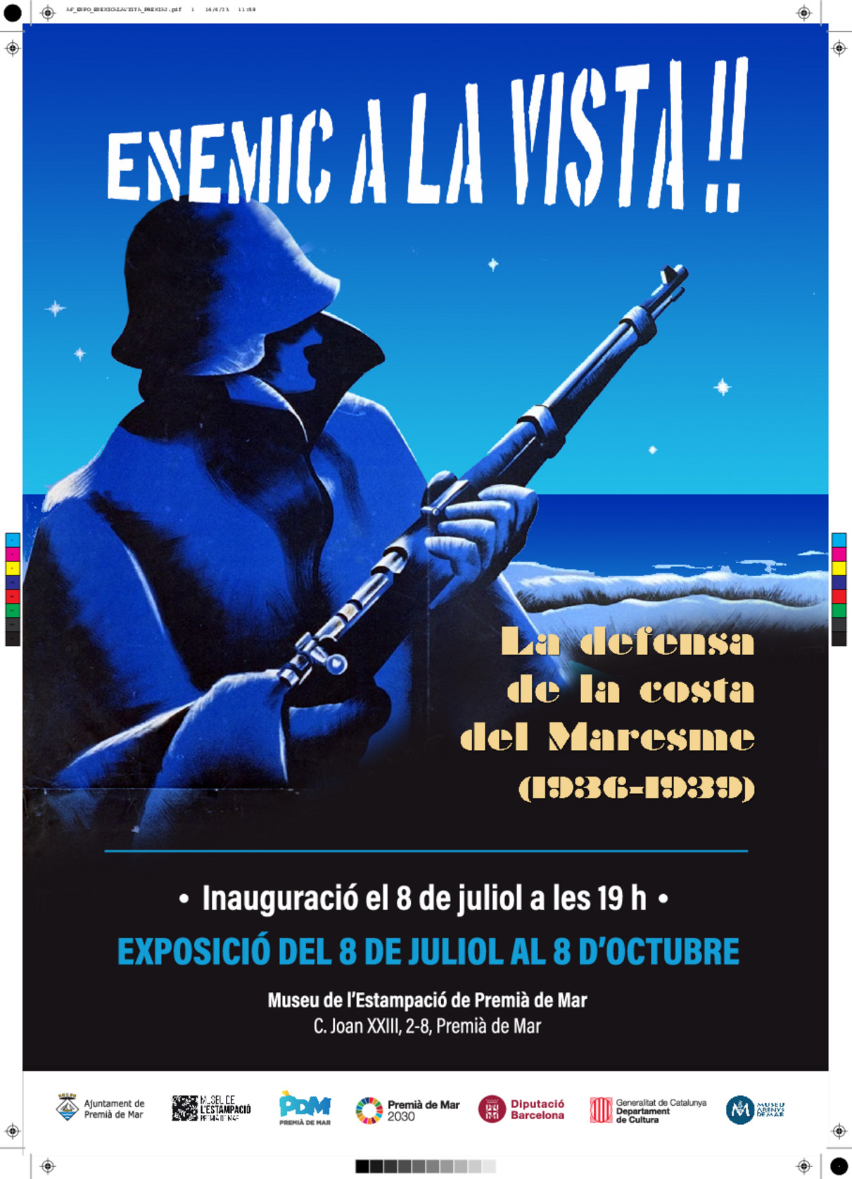 Exposici temporal "Enemic a la vista! La defensa de la costa del Maresme (1936-1939)"