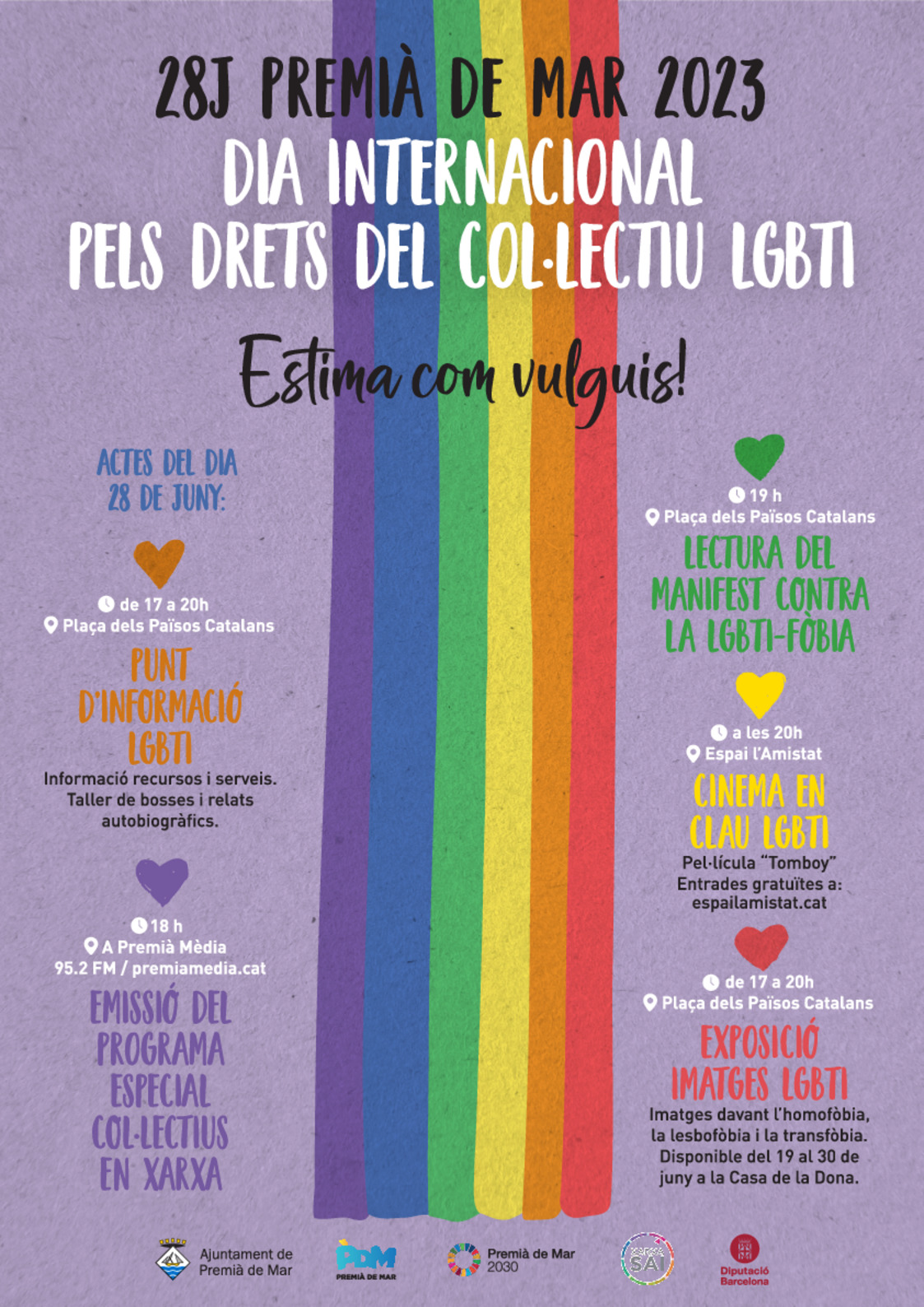 Lectura del Manifest contra la LGBTI-fbia