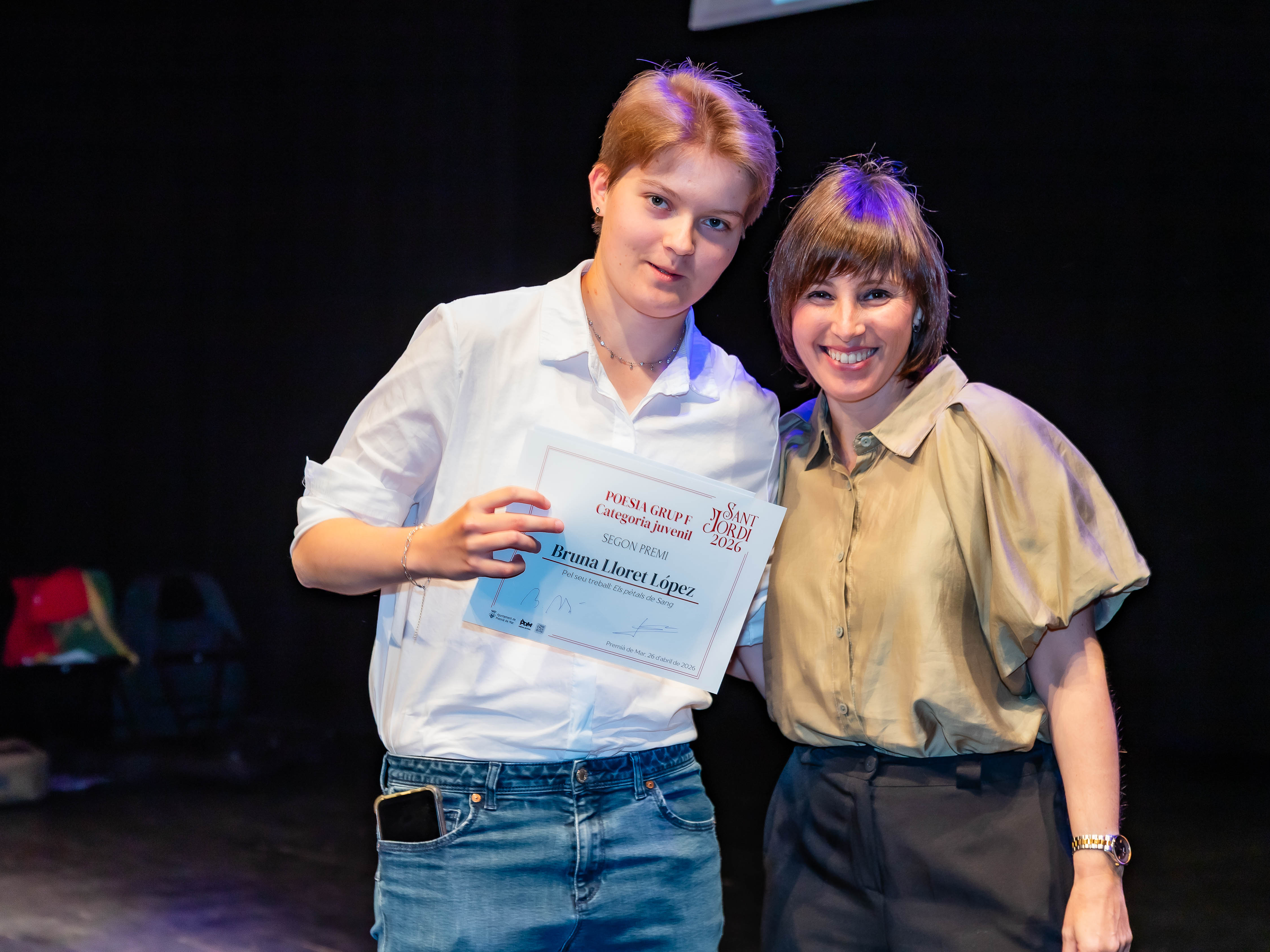 Recull fotogr�fic del lliurament de premis del Concurs literari Sant Jordi 2026 - Foto 53047634