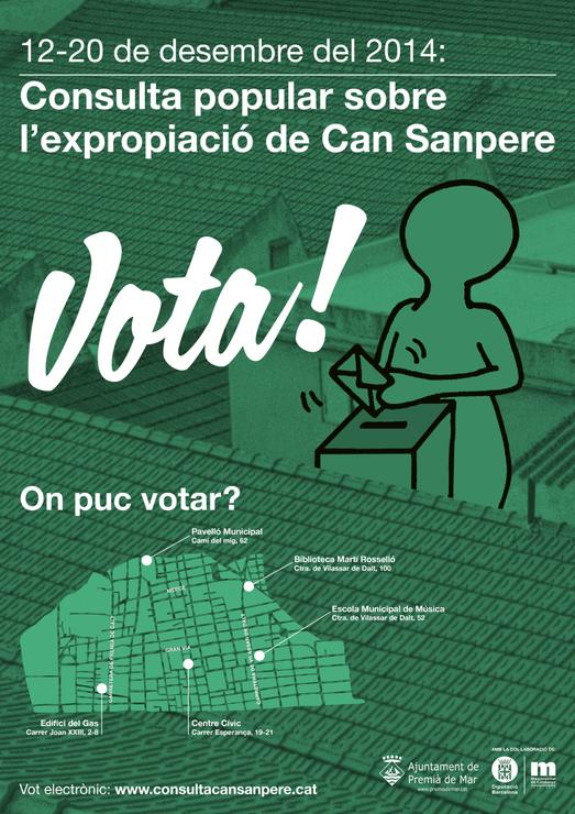 Cartell Votaci Can Sanpere