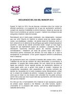 Declaraci&oacute; dia del municipi 2015