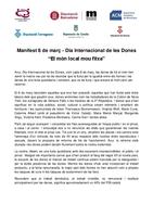Manifest Dia Internacional Dona 2015