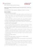 FAQS Restriccions COVID 260320