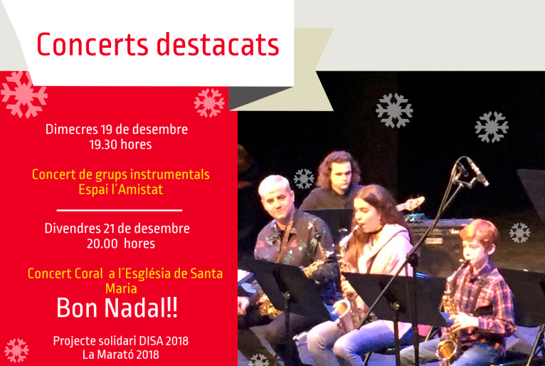 Concerts de Nadal a l'escola municipal de música de Premià de Mar