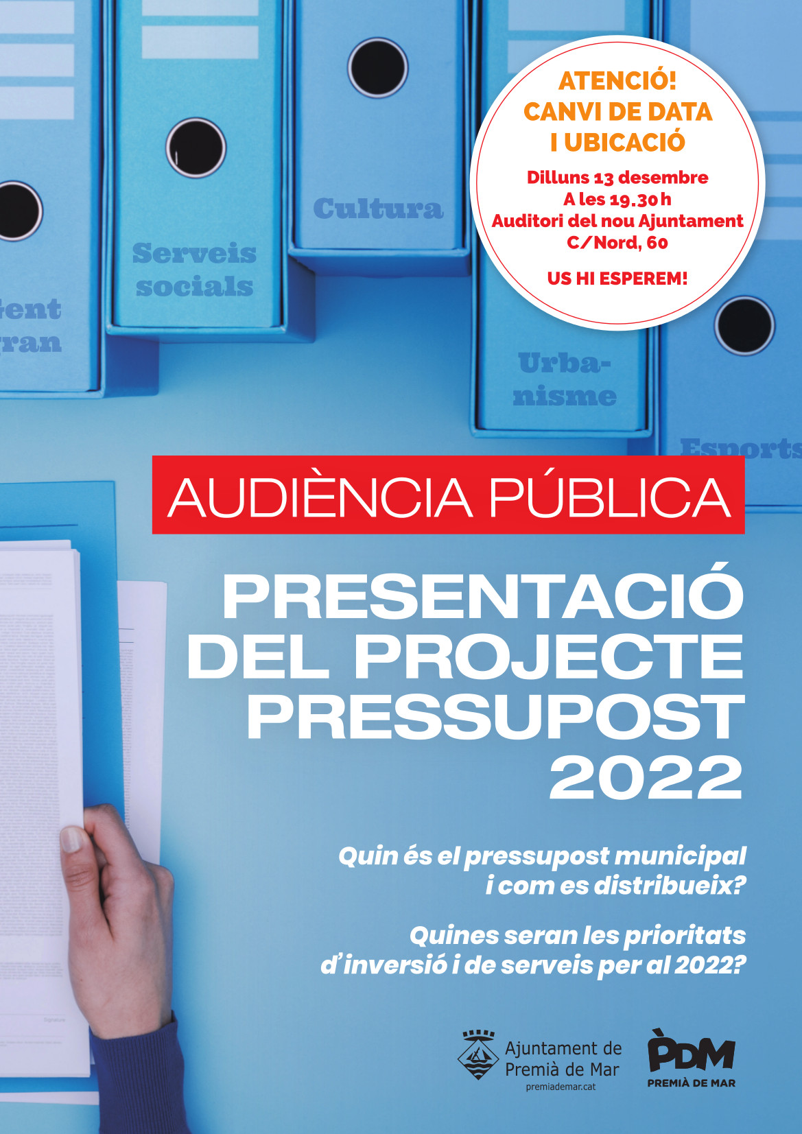 Audiència pública projecte pressupost 2022