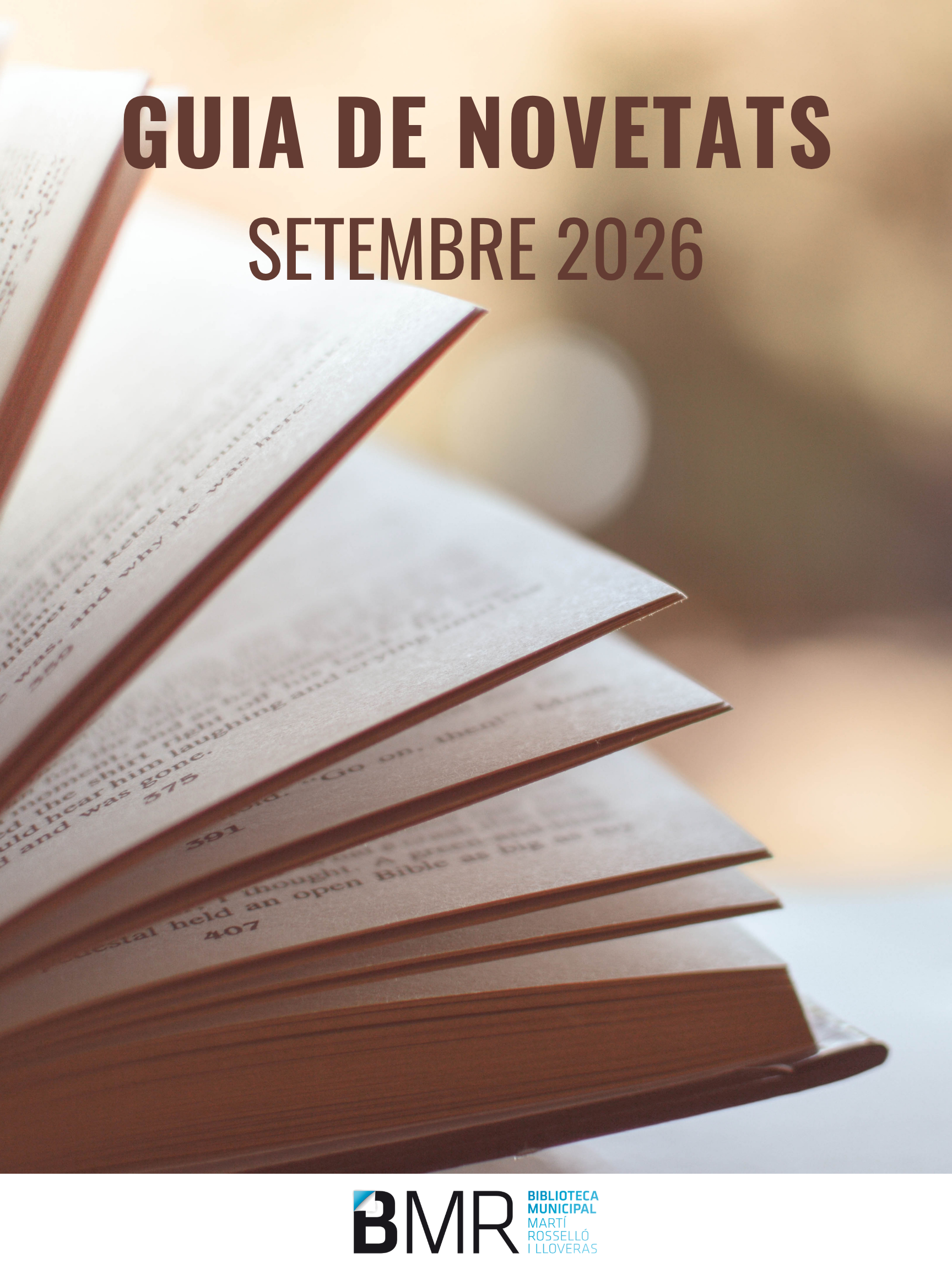 Coberta Guia Novetats setembre Coberta Guia Novetats setembre