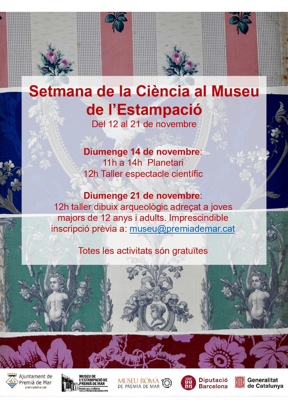 Setmana de la ci&egrave;ncia al Museu de l'Estampaci&oacute;