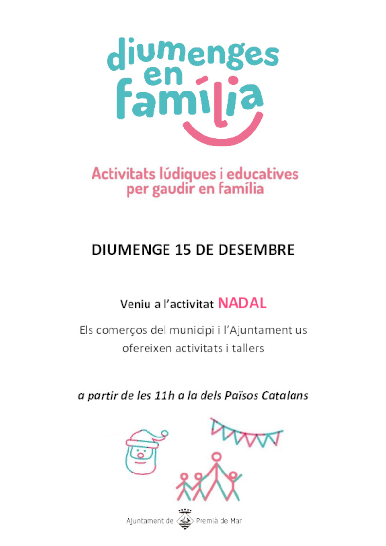 Diumenges en fam&iacute;lia desembre 2019