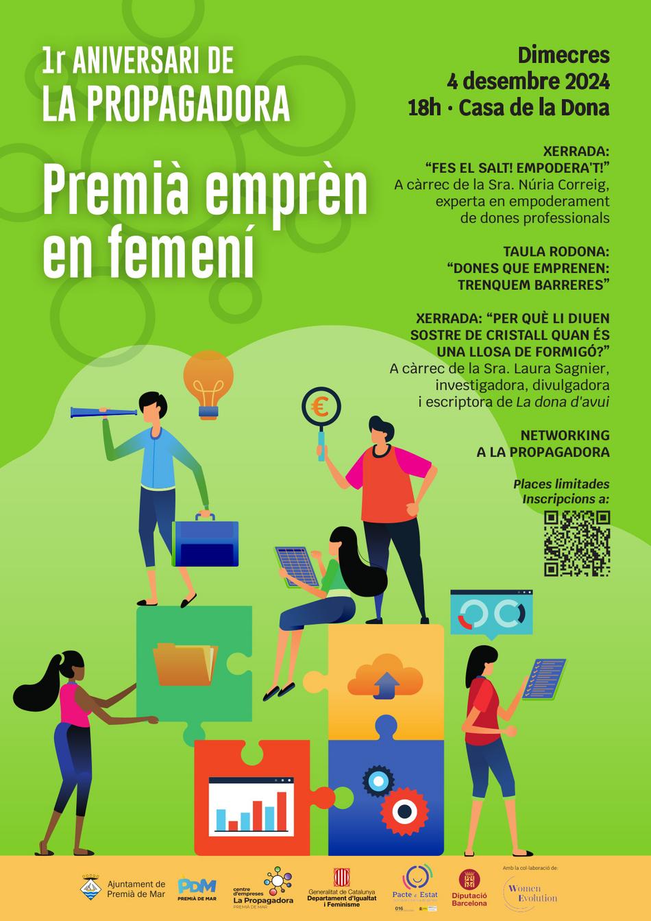 Premià emprèn en femení