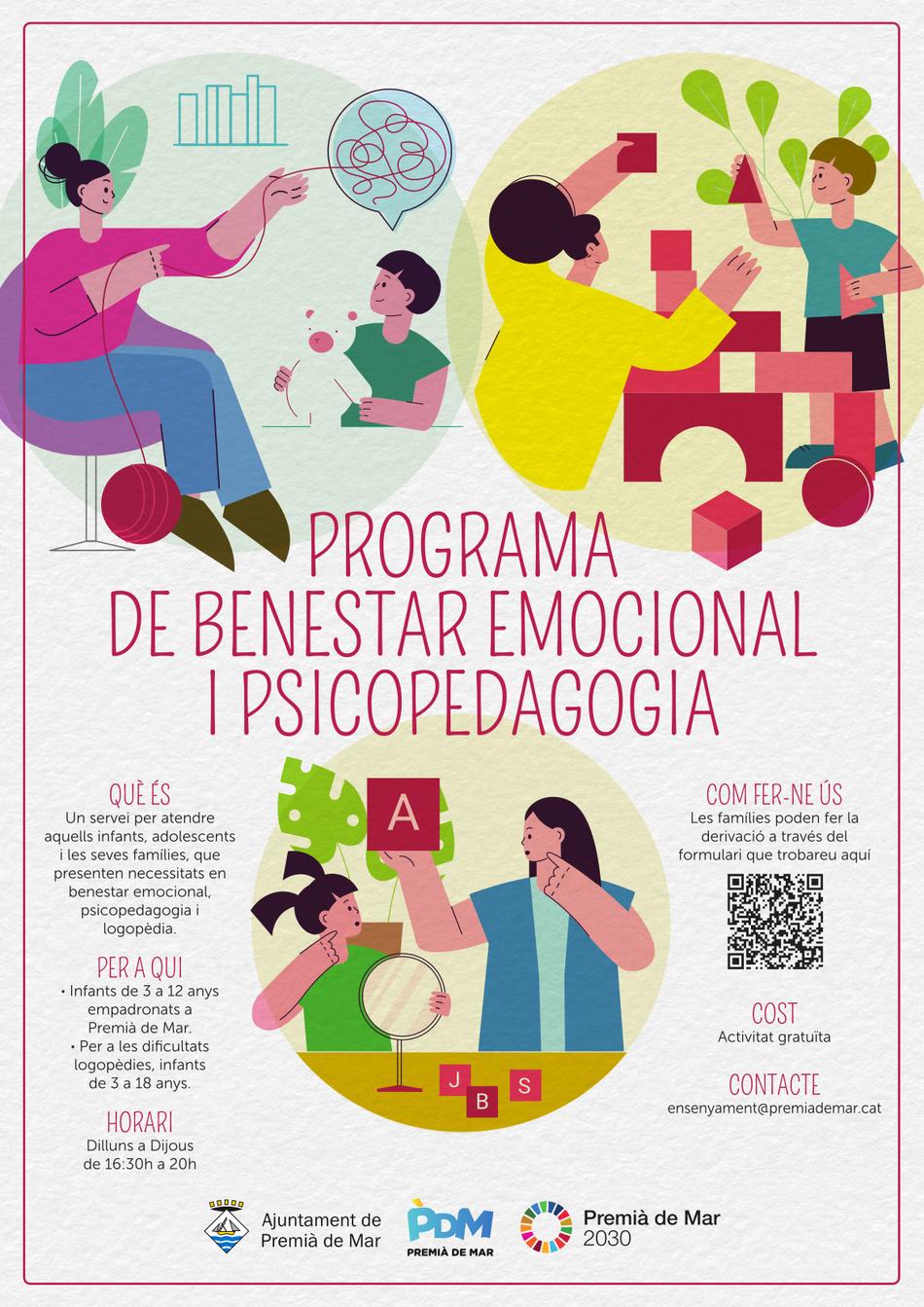 Programa de benestar emocional, psicopedagogia i logopèdia