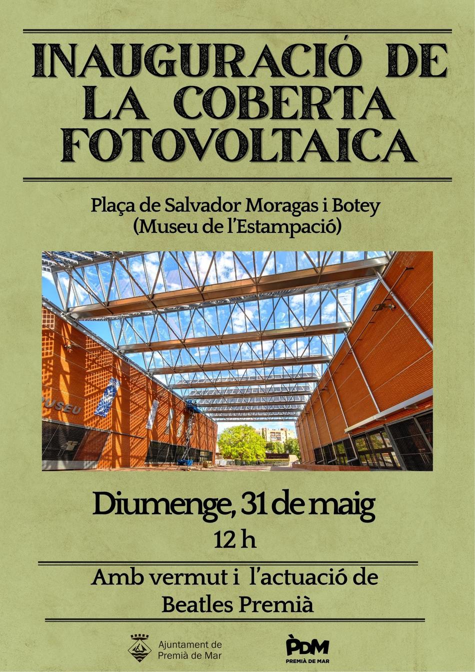 Inauguració coberta fotovoltaica plaça de Salvador Moragas i Botey