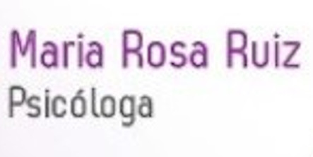 M Rosa Ruiz Psicòloga