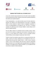 Manifest Dia Internacional Dona 2014