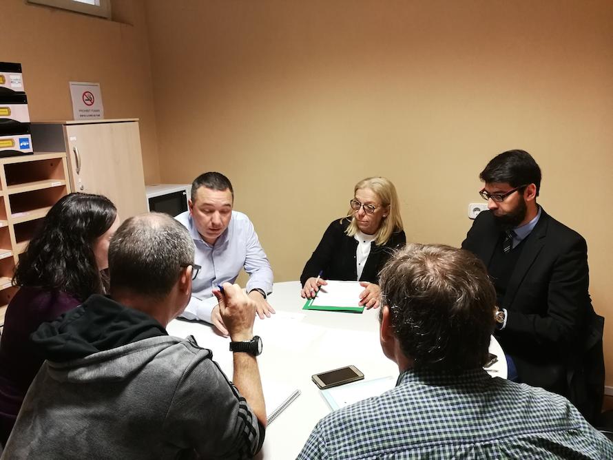 Reuni&oacute; de treball amb l'equip de l'OMIC