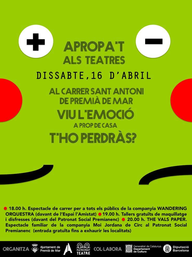 Apropa't als teatres