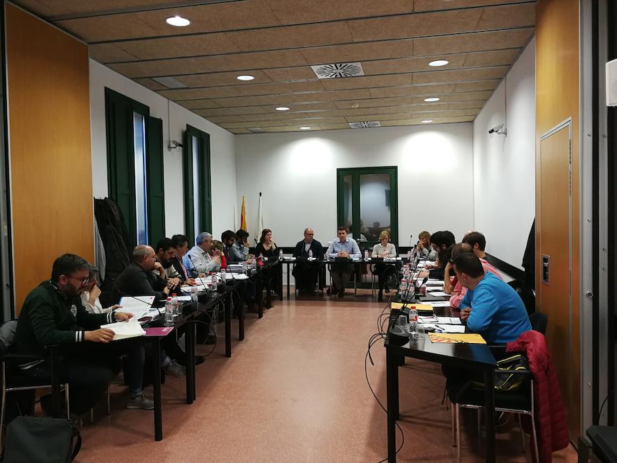 Imatge del Ple de l'Ajuntament de Premi&agrave; de Mar