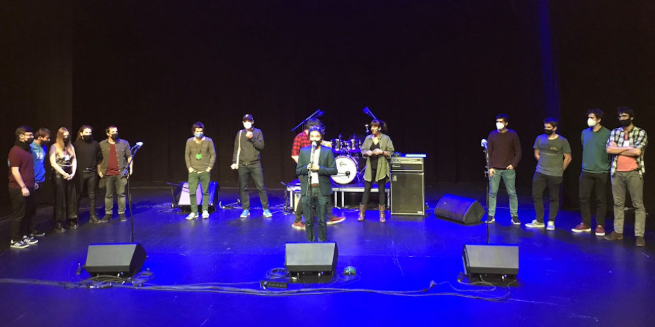 Imatge del lliurament de premis del Delayta'ns 2020