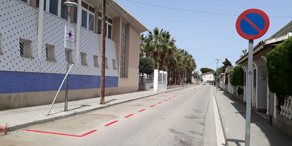 Nova zona d'aparcament per a residents al barri Tarter-Maresme