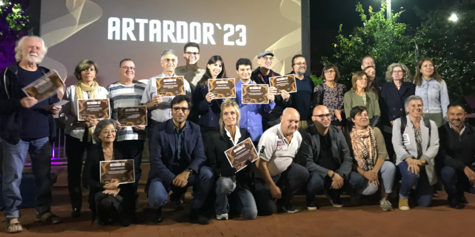 Neus Bullich, Pol Peiró, Ramon Martínez i Biel Herráez, guanyadors dels premis ArTardor 2023
