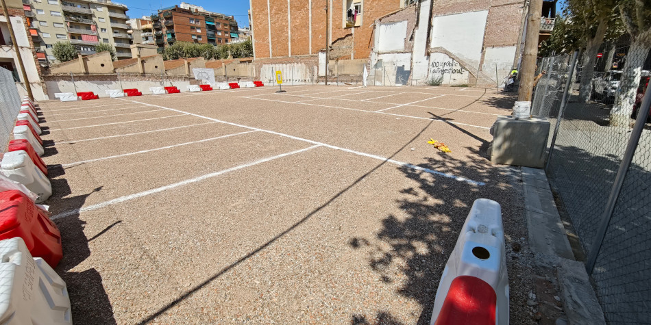 Aparcament provisional de Can Sanpere