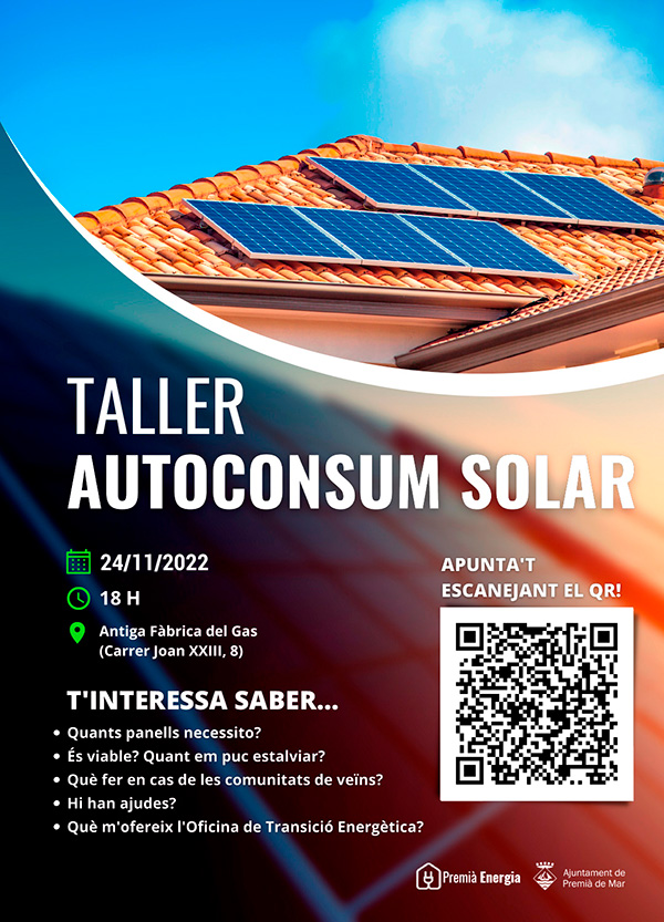 Taller autoconsum solar