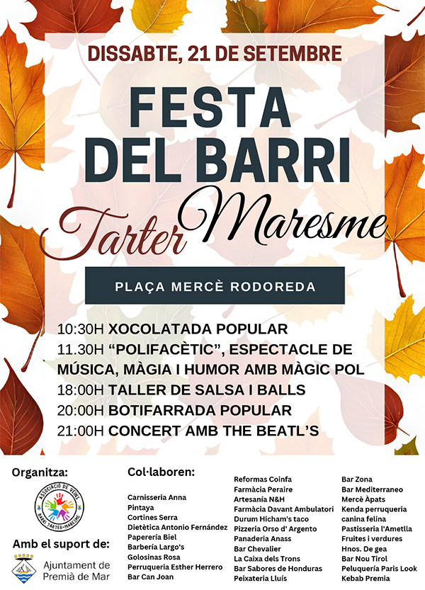 Festa del barri Tarter Maresme