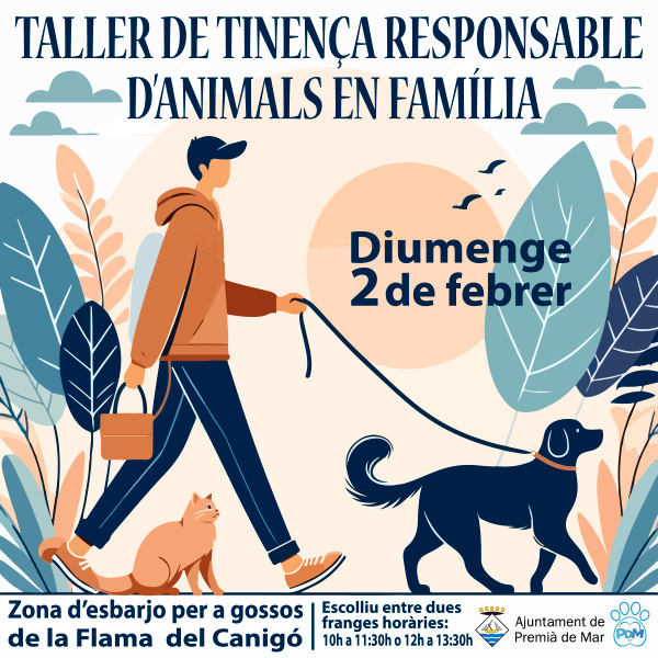 Taller de tinena responsable d'animals en familia