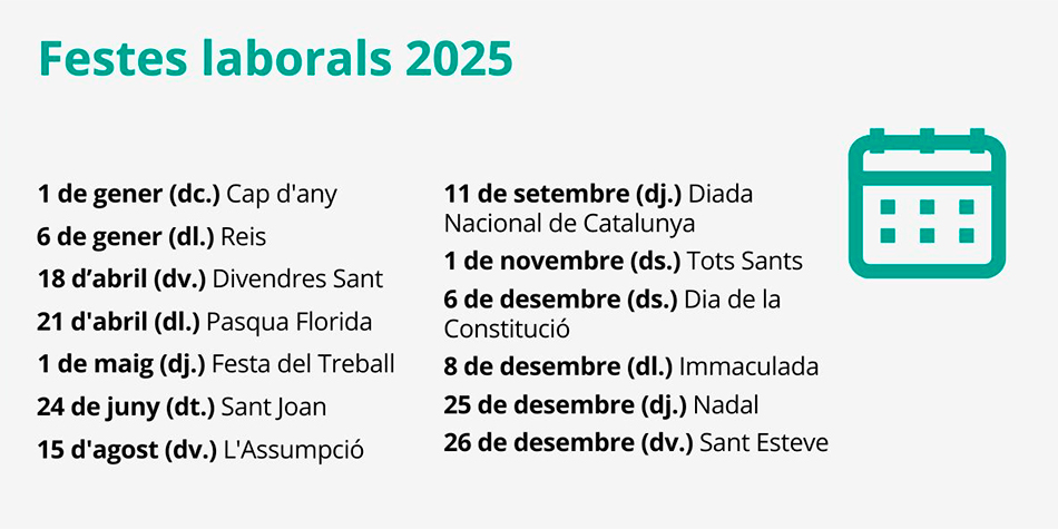 Festes Laborals 2025