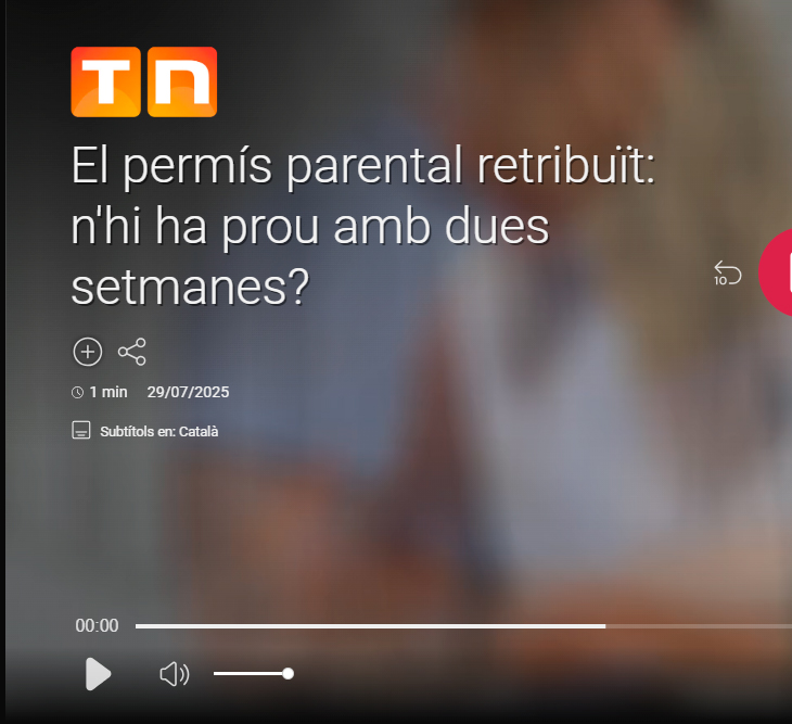 video tv3 el permis retribuit