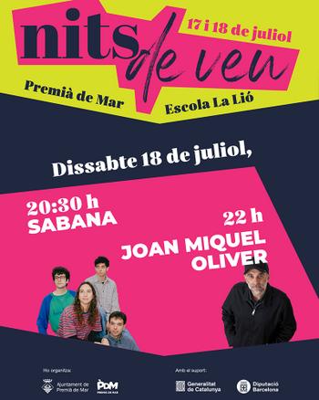 Nits de veu 18 juliol concerts