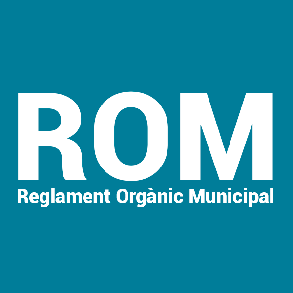 ROM: Reglament Orgànic Municipal