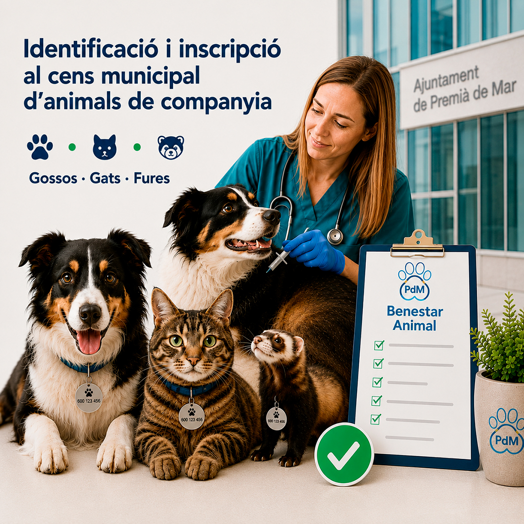 Identificaci� i inscripci� en el cens municipal d'animals de companyia