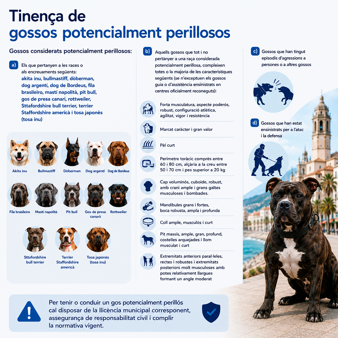 Tinen�a gossos potencialment peligrossos