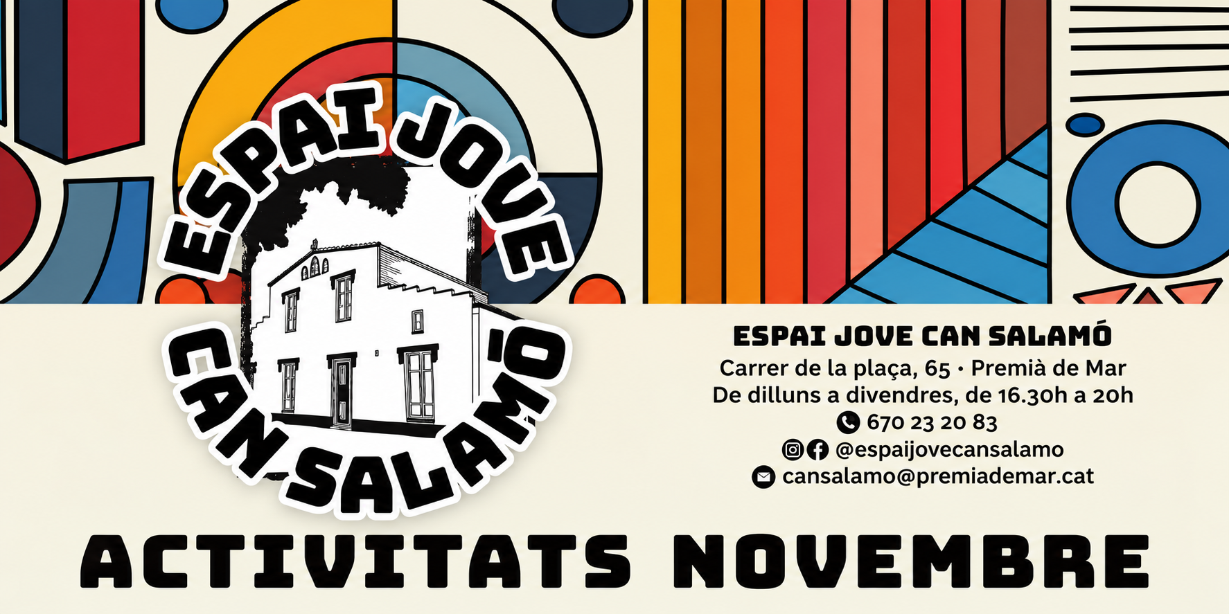 Programació novembre Can Salamó Programació novembre Can Salamó
