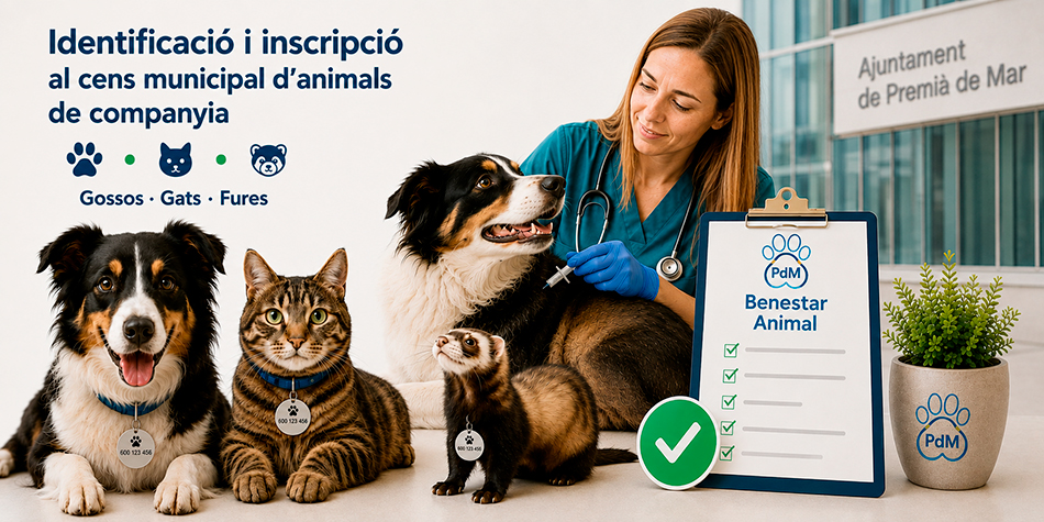 Identificaci� i inscripci� en el cens municipal d'animals de companyia