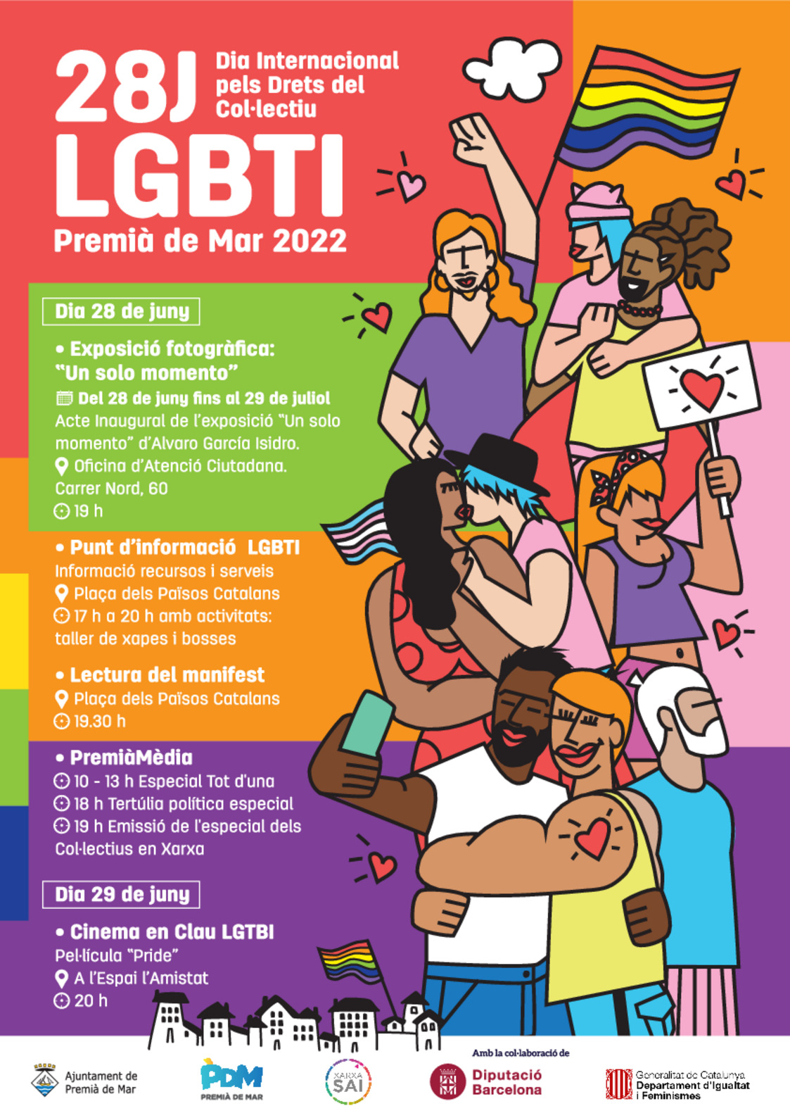 Declaració institucional del 28 de juny de 2022, Dia Internacional de l´Orgull o per a l´Alliberament LGBTI+