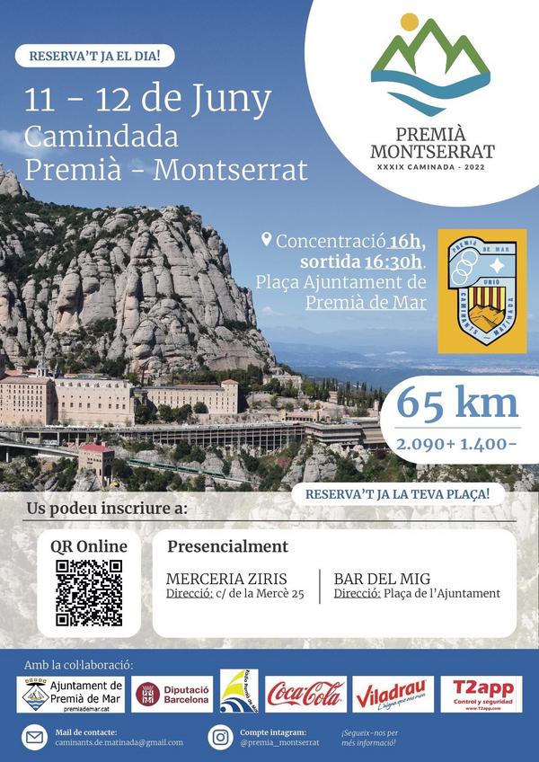 XXXIX Caminada Premià - Montserrat