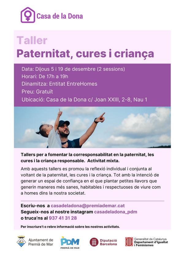 Paternitat, cures i criana