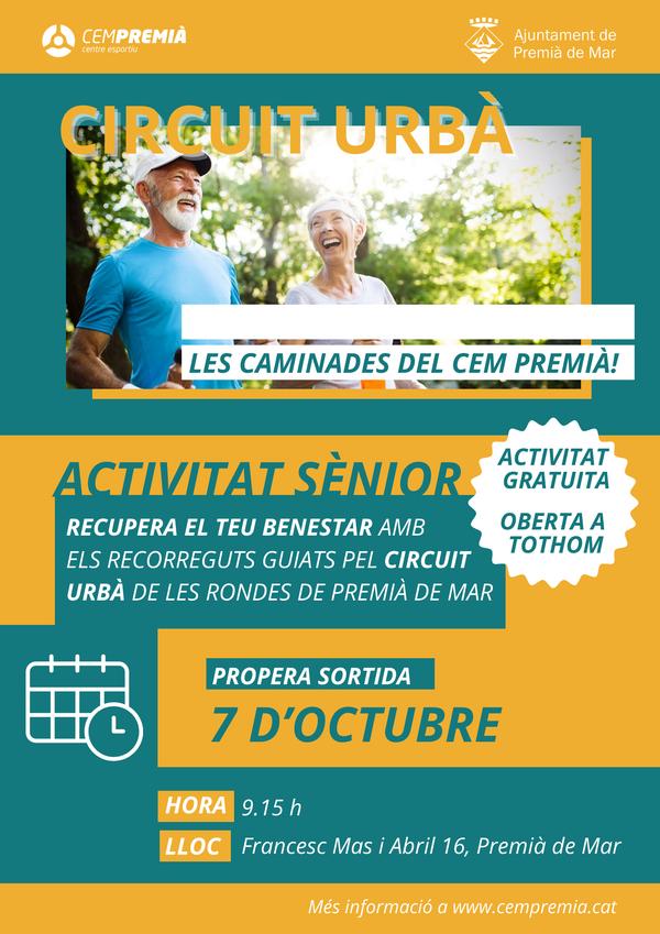 Activitat snior: circuit urb octubre 2024