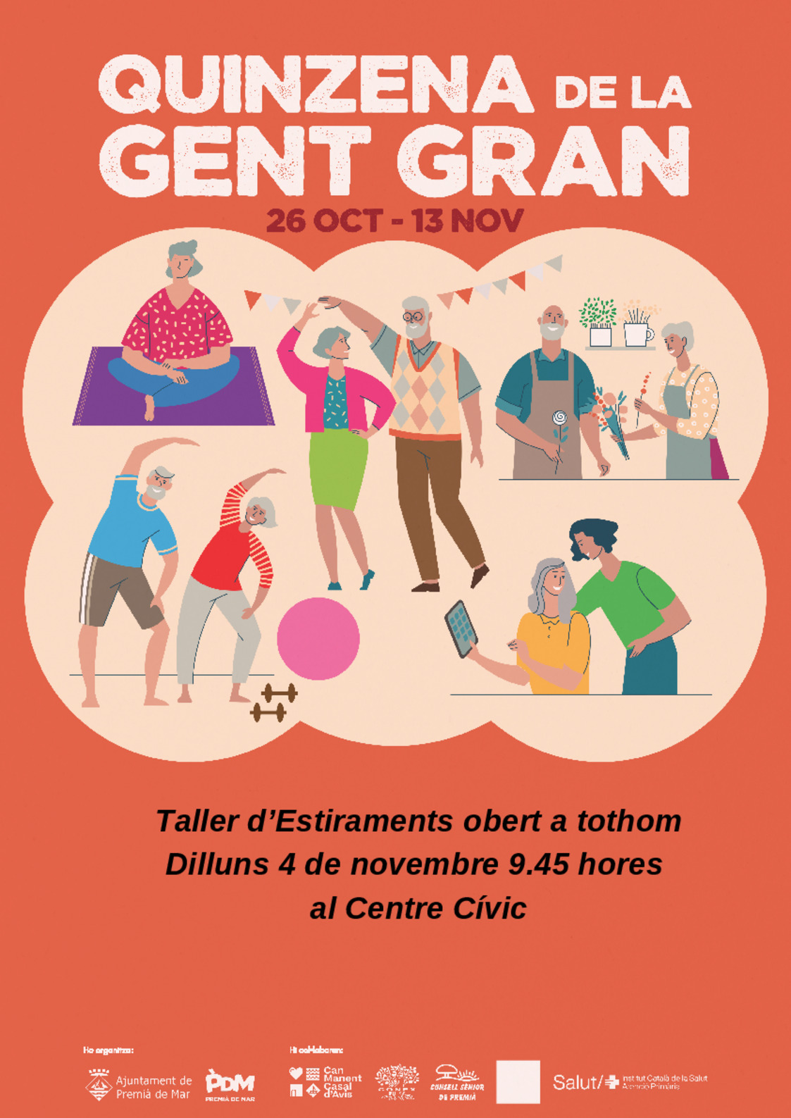 Taller d'estiraments obert a tothom