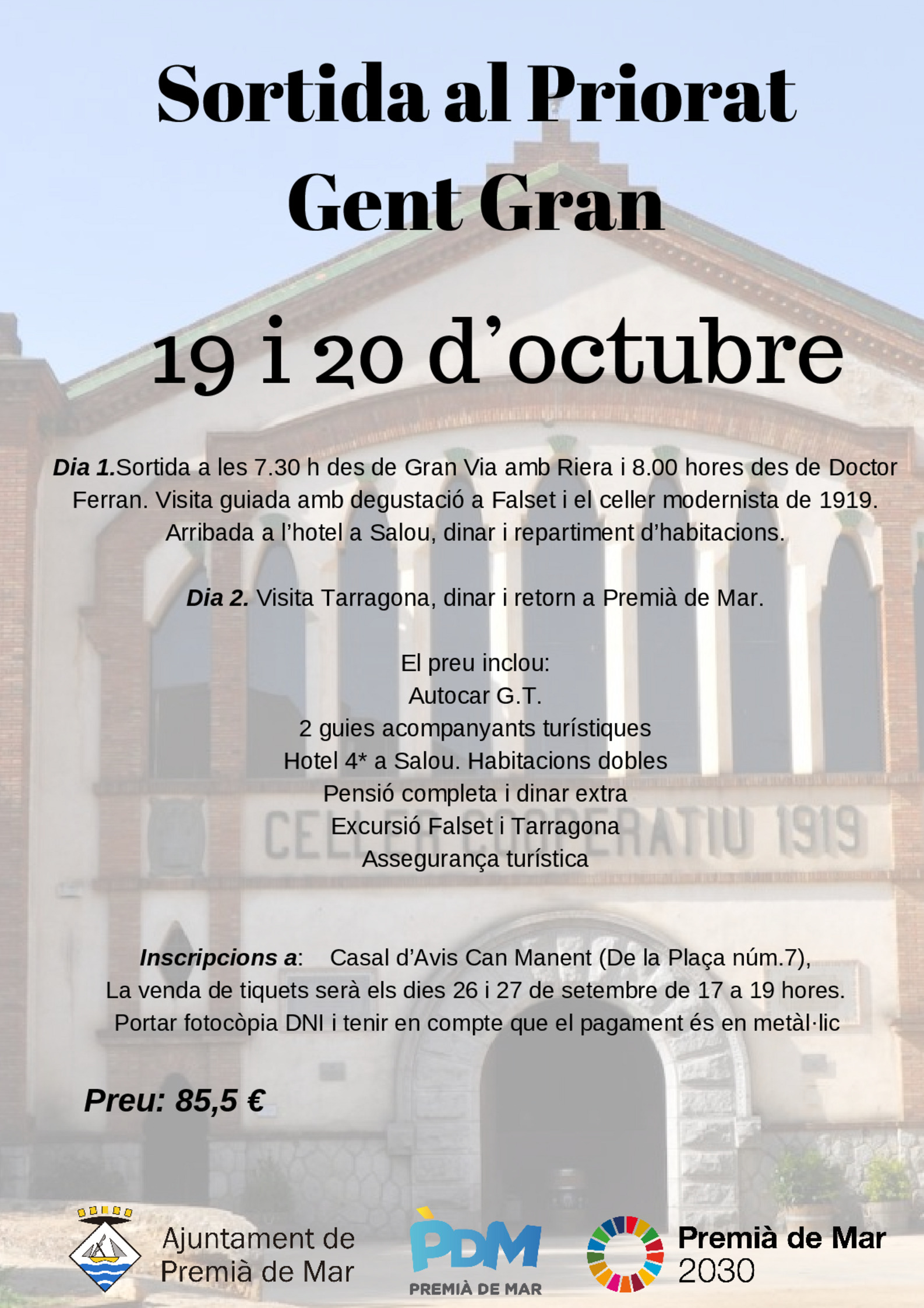 Sortida al Priorat Gent Gran