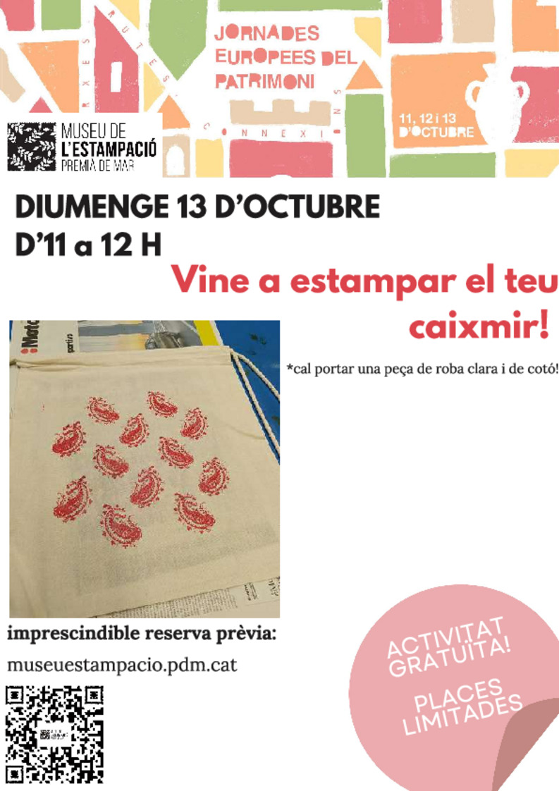 Vine a estampar el teu caixmir!