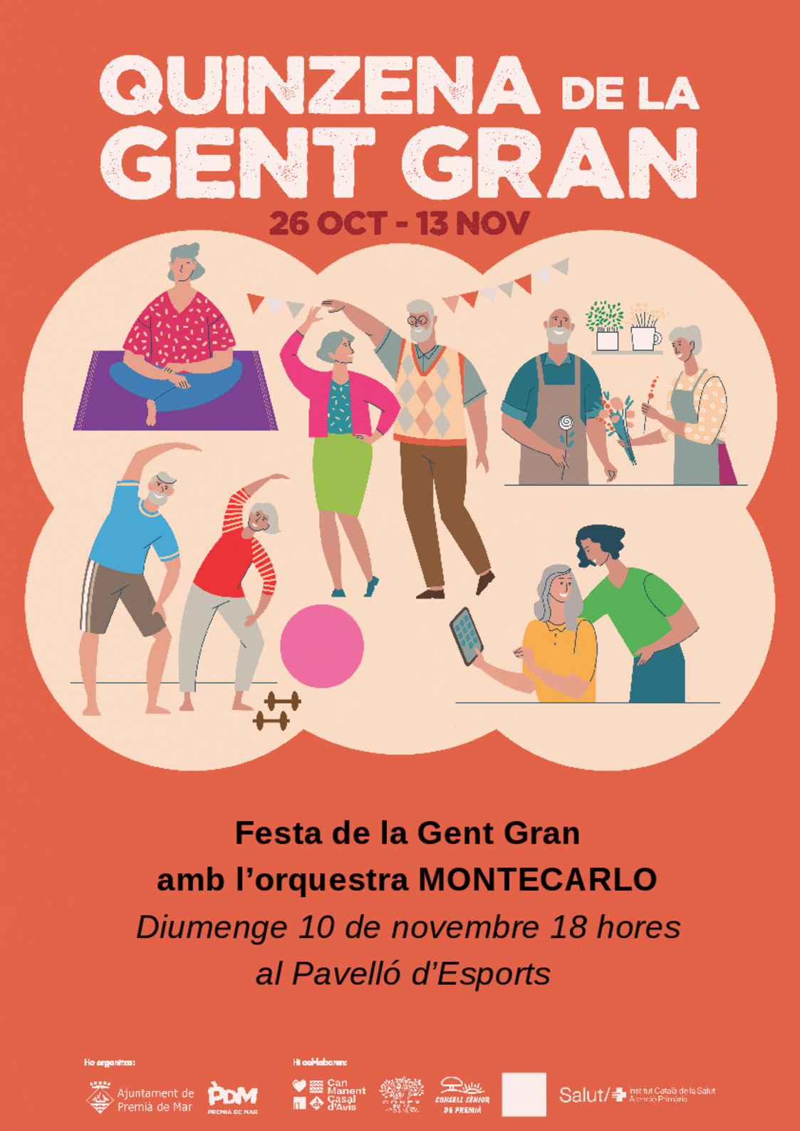 Festa de la Gent Gran amb l'orquestra La Montecarlo