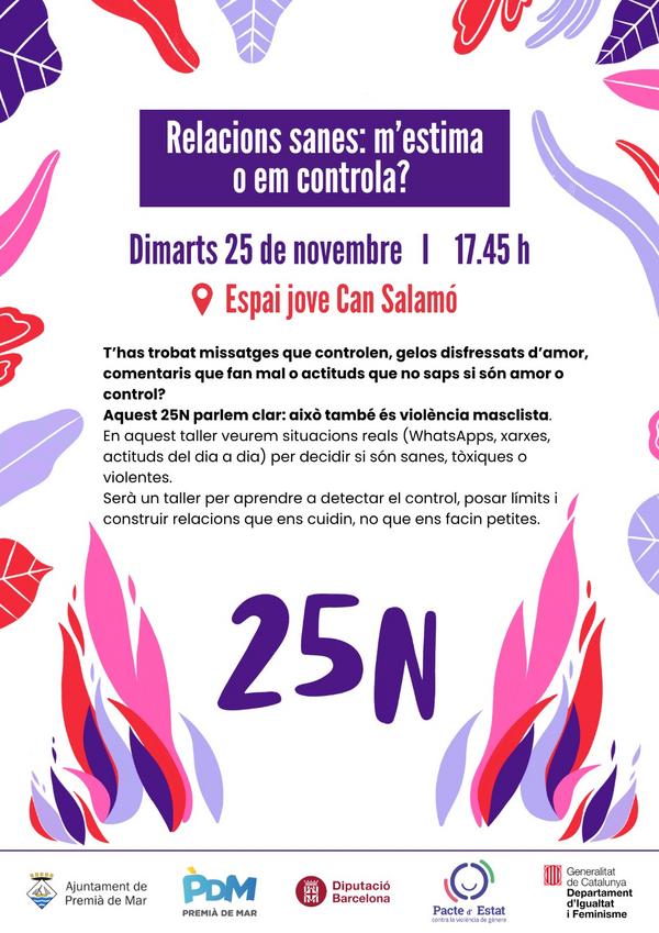 Relacions sanes: mestima o em controla?