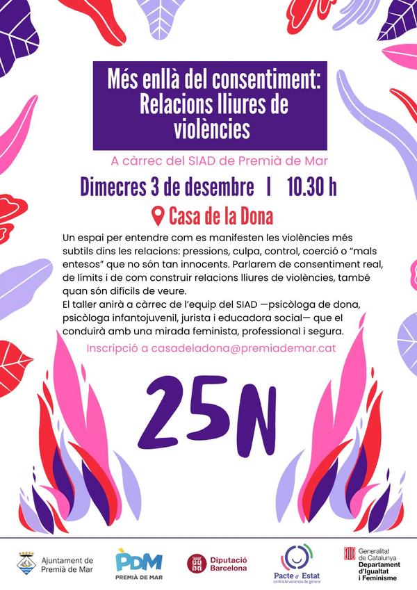 Ms enll del consentiment: Relacions lliures de violncies