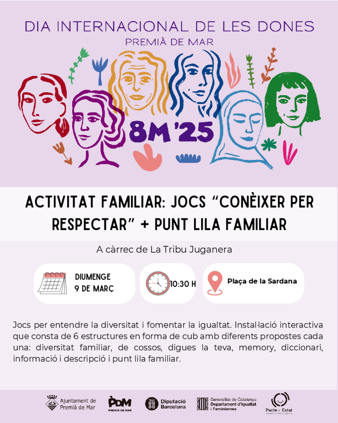 Activitat familiar: Jocs "Conixer per respectar" + Punt Lila familiar