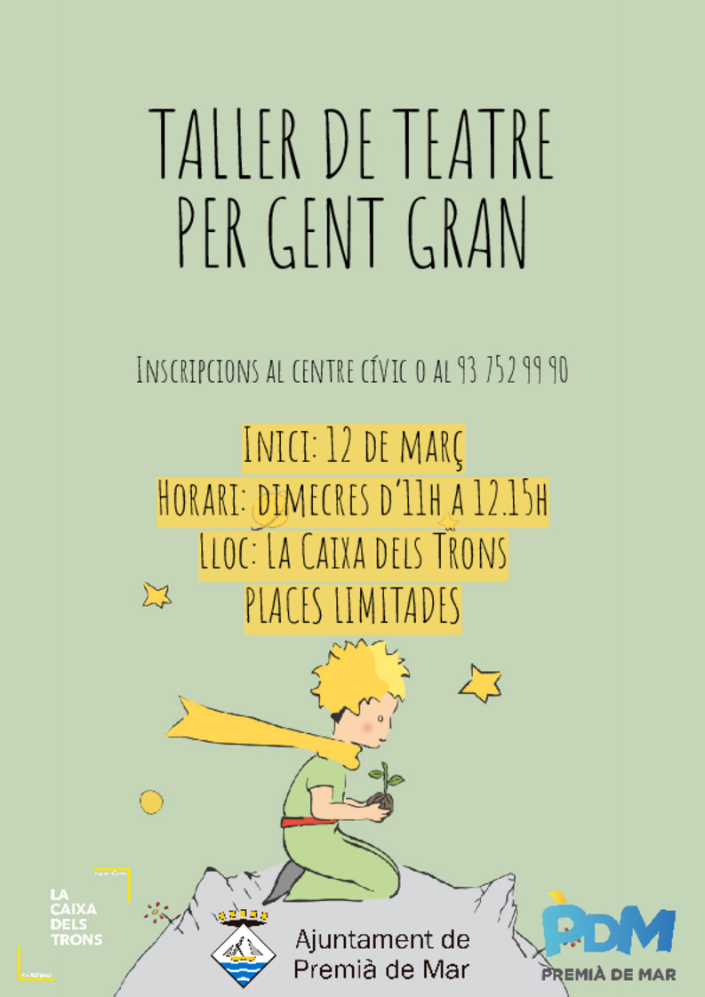 Taller de Teatre per a Gent Gran